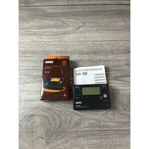 KORG Tuner/Metronome TM-50 BK Black From Japan New
